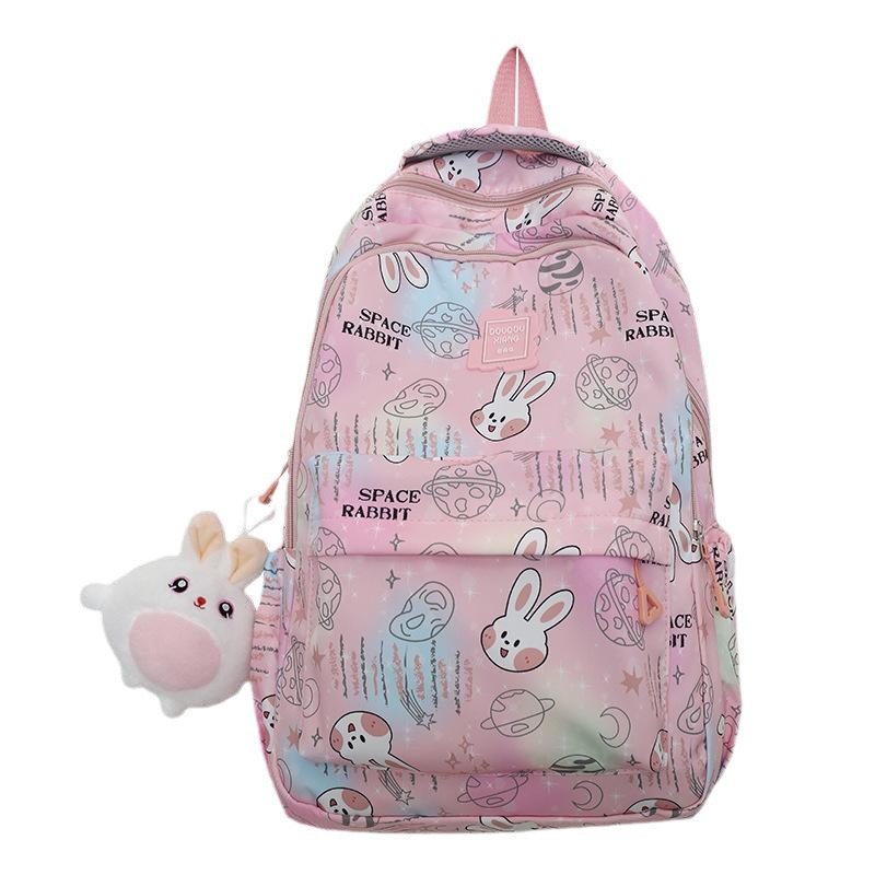 Backpack female 2023 new Korean version of everything personality fashion backpack travel backpack Korean version of high school students