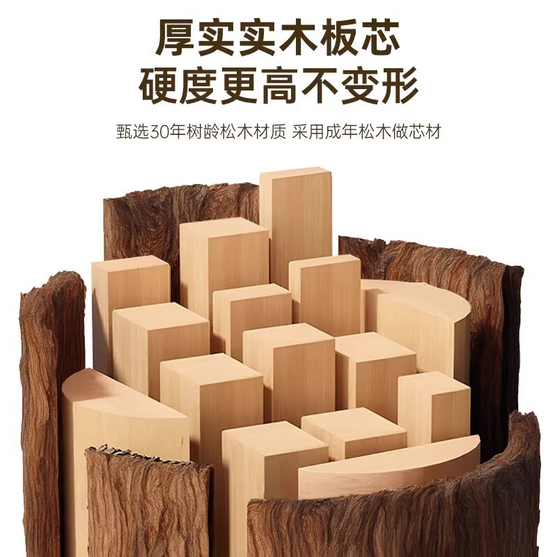 茶几实木芯客厅家用小户型原木风新款桌子现代简约沙发茶桌电视柜|undefined
