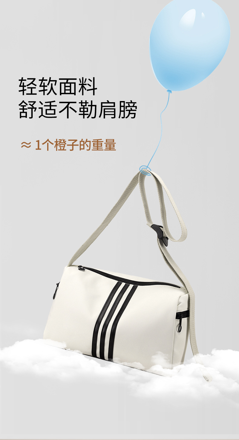 This is a simple, fashionable, casual and versatile crossbody bag for women, suitable for commuting. It is a large-capacity striped single-shoulder bag for both men and women undefined