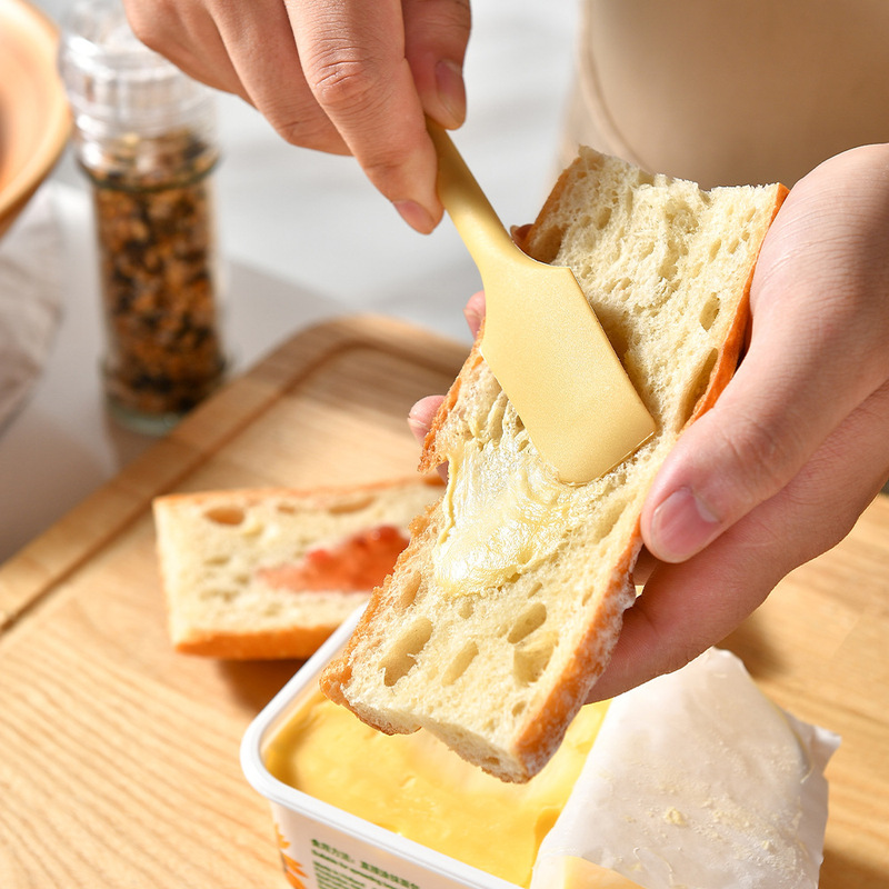キッチンシリコンスパチュラベーキング用品ジャムスプーンスパチュラケーキスクレーパーシリコンナイフスクレーパースパチュラ|undefined