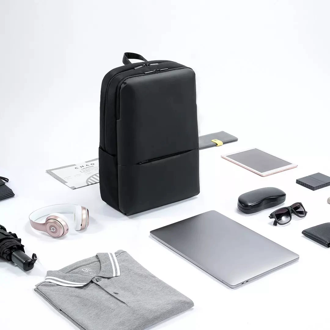 Classic backpack, capacious laptop for traveling, wear-resistant school bag, business version, 2pcs