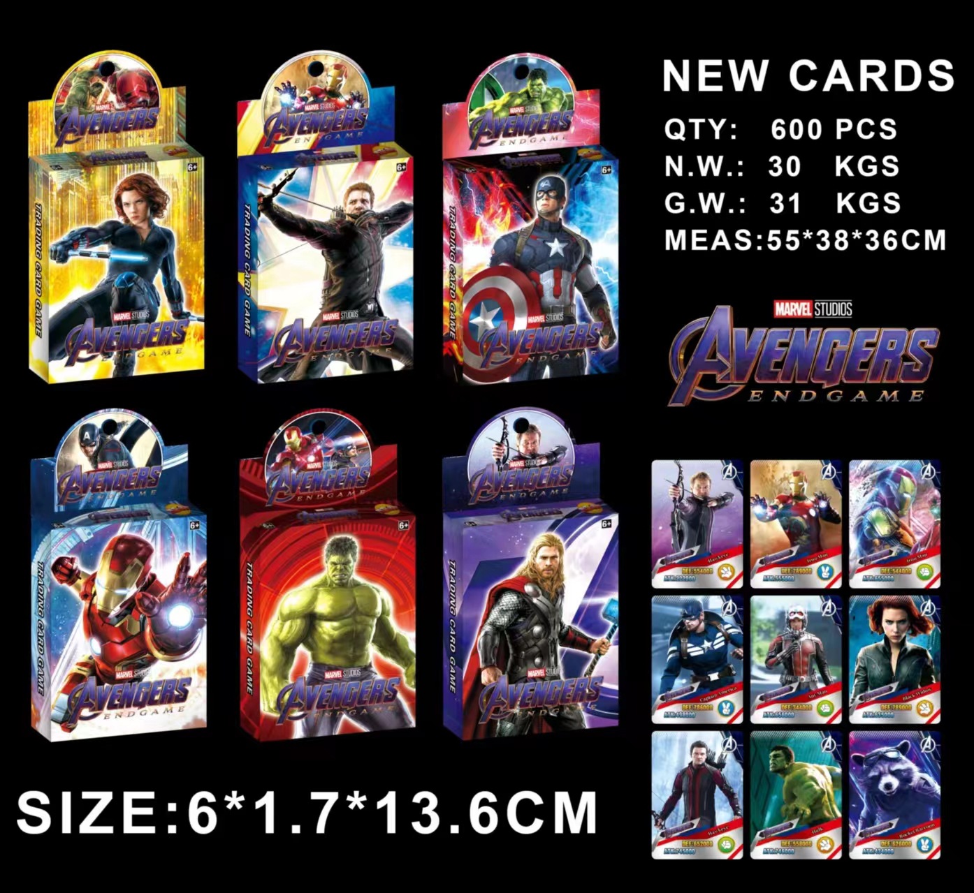 Revenge - a box of 24 cards (minimum order of 600 boxes per box)