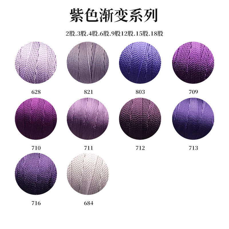 보라색 세트 15 가닥, 250 m, 0.70mm