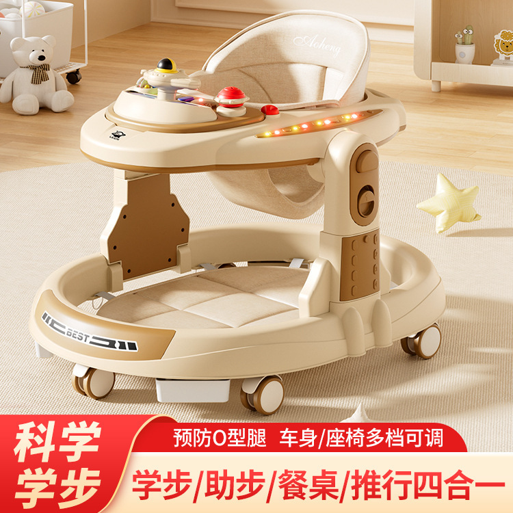 Baby Walker 2025 New Model Anti-O-Leg Anti-Rollover Baby Hand Push Three-In-One Baby Kids Walking Multi-Function