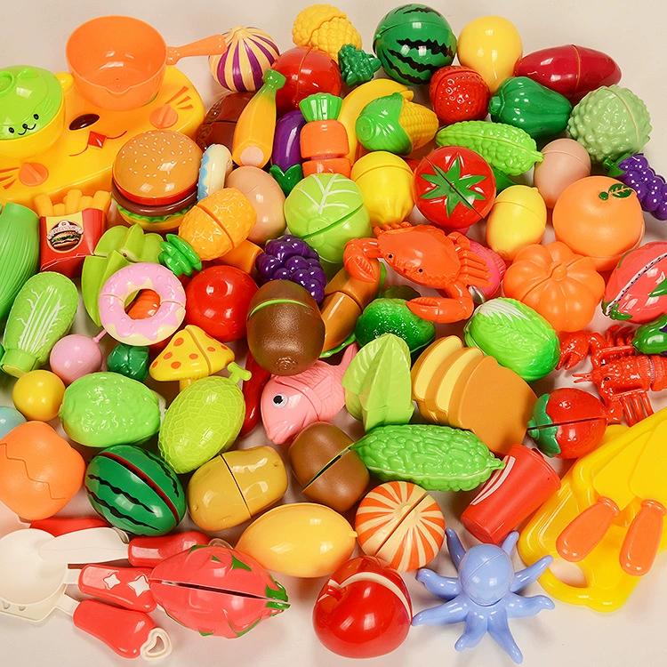 Фрукты и овощи нарезать, чтобы увидеть детей мальчиков и девочек раннее образование кухня играть каждую семью игрушки можно снять кожу