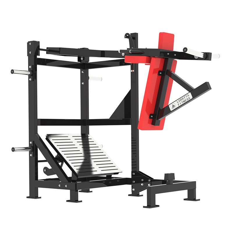 Equipo de fitness comercial Lang Ming Dispositivo de entrenamiento de sentadillas de péndulo Equipo de entrenamiento de piernas profesional de gimnasio Juego completo de sentadillas Hack