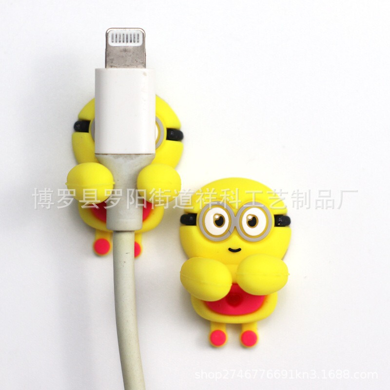 データケーブルストレージデスクトップホルダーかわいい漫画ケーブルオーガナイザーシームレスパンチフリーモバイル充電ケーブル固定クリップ|undefined