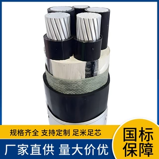 6/6KV YJLHV42 XLPE绝缘细圆钢丝铠装聚氯乙烯护套中压铝合金电缆
