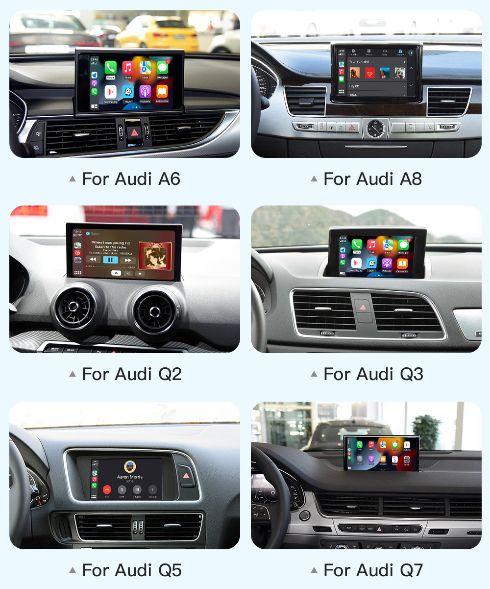 For Audi A1 A3 A4 A5 A6 A8 Q1 Q2 Q3 Q5 Q7 Q8 wireless carplay decoder