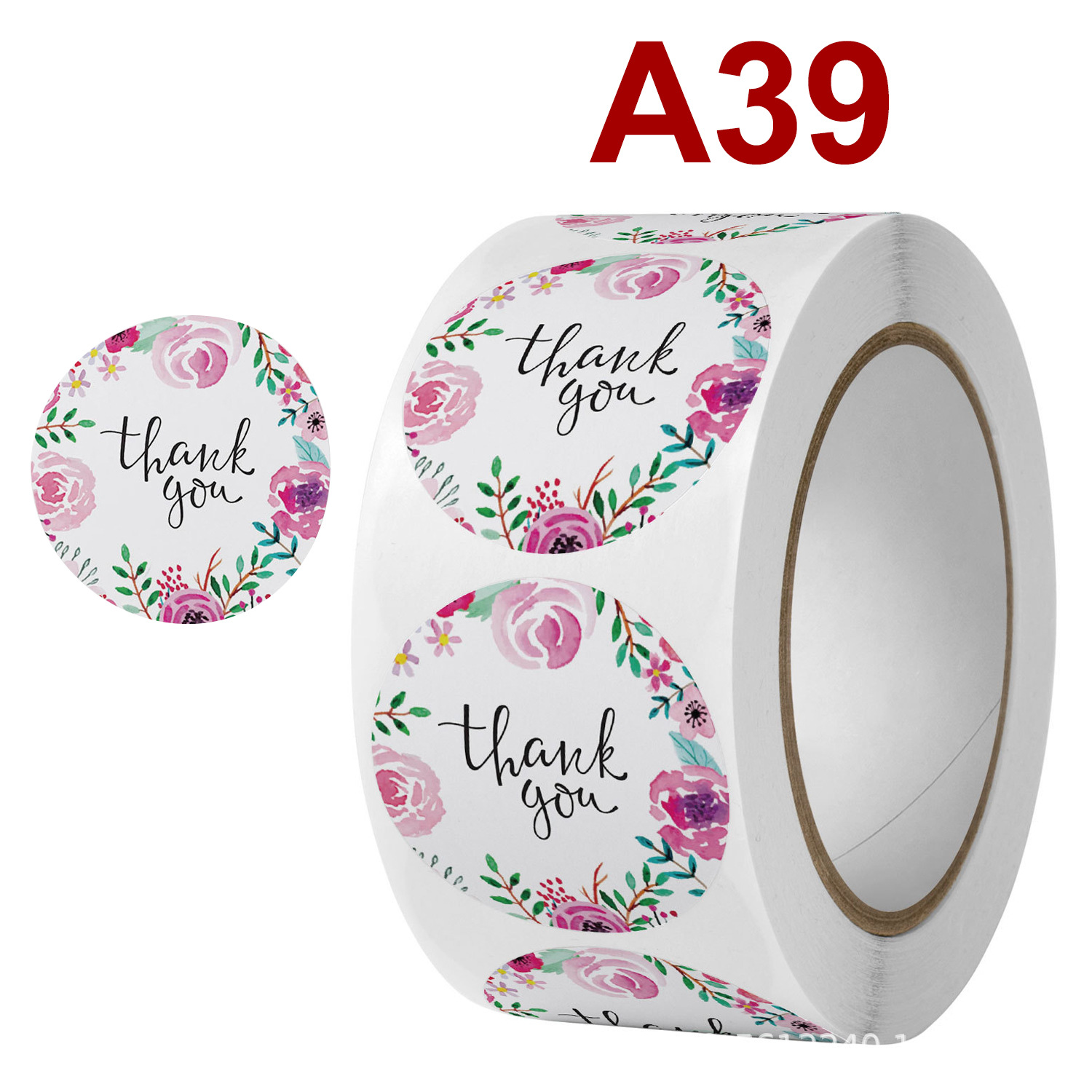 A- 39; 원형 직경 2.5CM(500 스틱 롤)