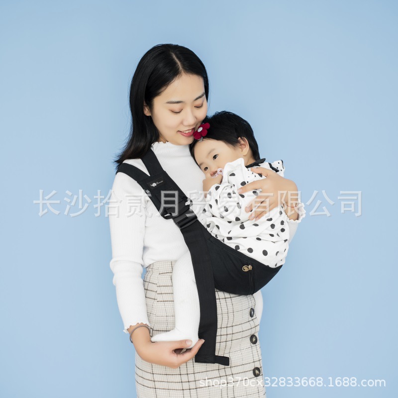 One-Shoulder Baby Cross-Body Sling, Front-Hold Type, Summer Lightweight and Simple Outing Baby Carrier, Baby Carrier
