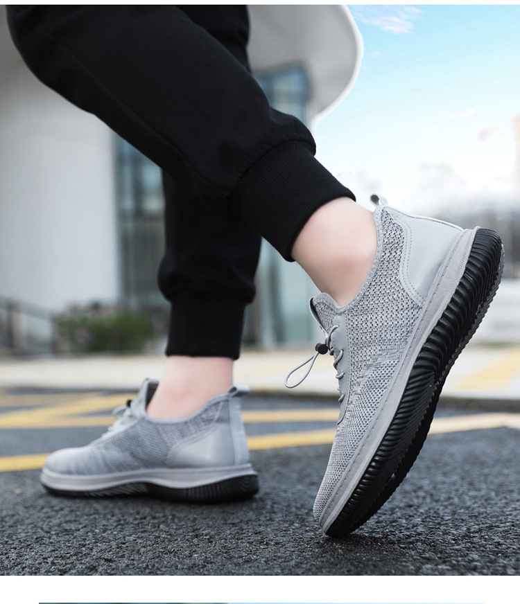 Herren Sportschuhe Arbeitsschuhe Lederschuhe Sneakers Stoff Mesh Strapazierfähige Schuhe Sneakers_voghion.com