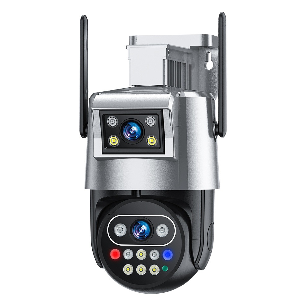 Cámara domo HD 360° para exteriores | Visión nocturna | Monitor doméstico inalámbrico con control por móvil