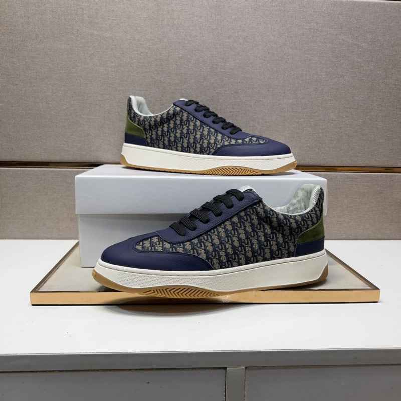 1:1 Original Standard Original Box Men's Casual Shoes Imported Cloth Splicing Cowhide Upper Mesh Lining Men's Shoes Good