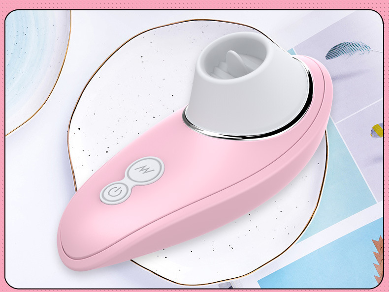 Woodpecker Tongue-Licking Wearable Egg Vibrator, Rechargeable Pink Fruit-Blue TPE — detail image 25