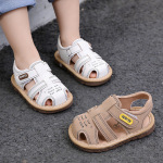 2026夏季新款0-1岁小童鞋叫叫鞋凉鞋软底婴儿学步鞋男宝宝鞋5447