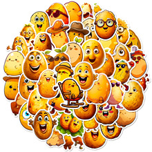 爆50张搞笑土豆大头跨境热卖自主个性DIY装饰搞怪贴画防水贴纸