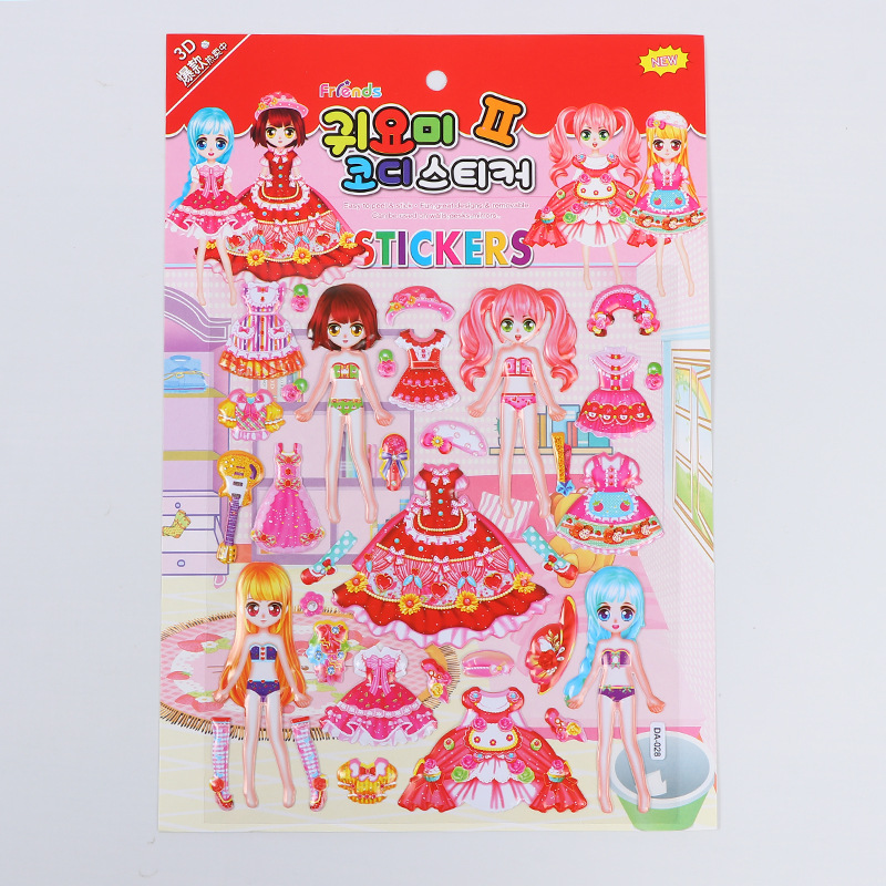 Fabricante de pegatinas de PVC de dibujos animados, pegatinas de burbujas estéreo decorativas para niños, pegatinas de recompensa 3D para niños y niñas, listas para uso educativo