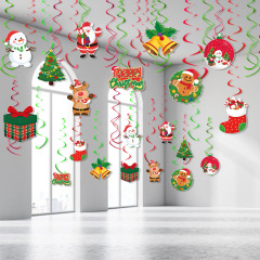 クリスマスパーティー装飾用品クリスマススパイラルペンダントクリスマス掛けペンダント装飾アレンジ