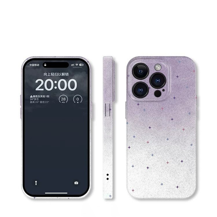 Cross-Border Foreign Trade Purple Star Film Two-In-One Magnetic Case Suitable for iPhone 17, Samsung, Huawei, Apple