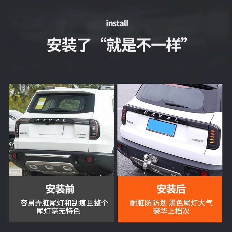 Suitable for 25 Harvard Big Dog Second Generation Smoked Black Light Film TPU Black Samurai Headlight Tail Light Film Car Film Color Change Film
