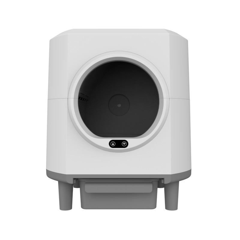 lavabo inteligente para gatos totalmente cerrado inodoro de limpieza automática semiabertura inodoro para gatos de gran capacidad fábrica de chaohong