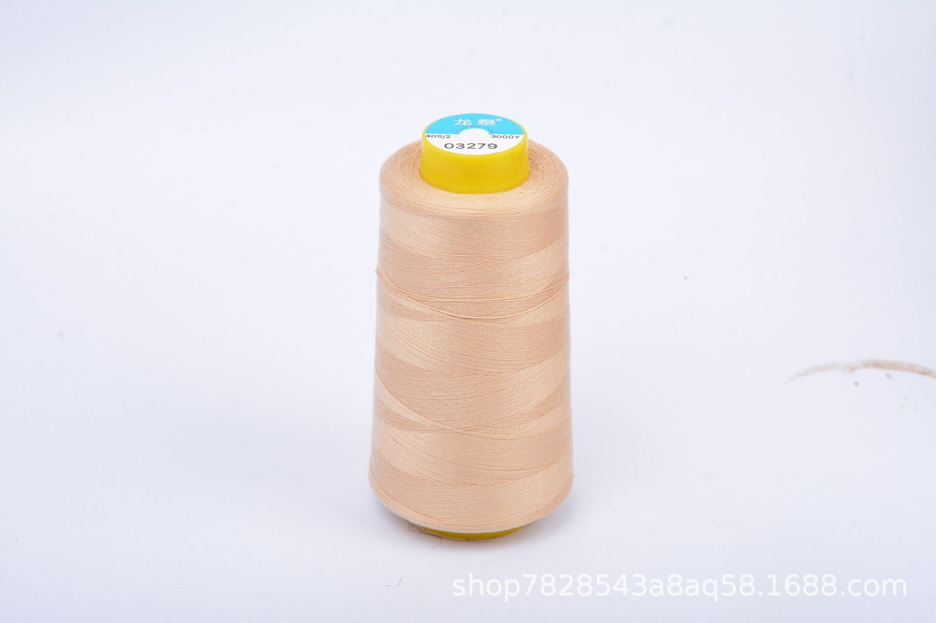 402 Liu Qing 3000 yardas línea de costura serie marrón línea especial de fábrica de ropa línea de máquina de coser de alta velocidad