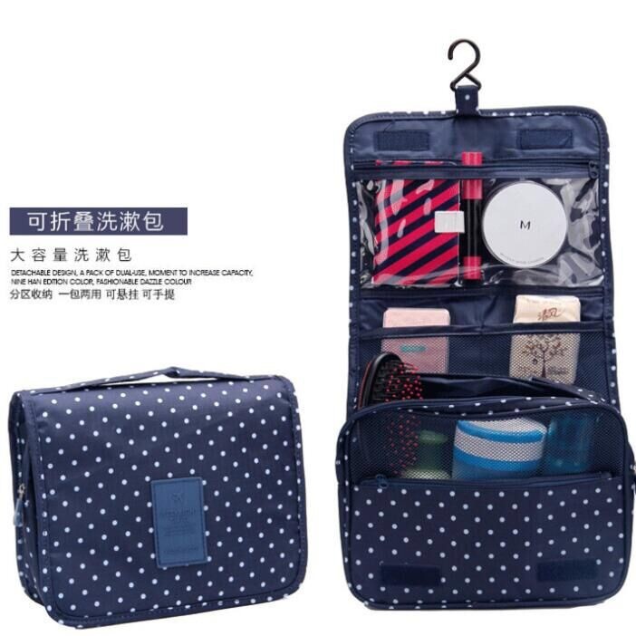 Bolsa de lavado de gancho de viaje grueso impermeable Bolsa de cosméticos multifuncional Bolsa de almacenamiento de ocio Bolsa de lavado Bolsa de almacenamiento personalizada