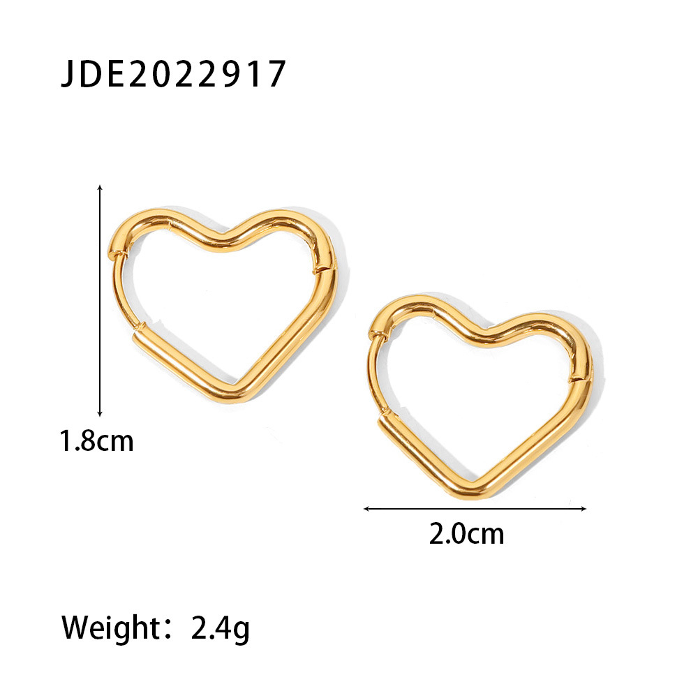 Elegant Heart Earrings - Image 6