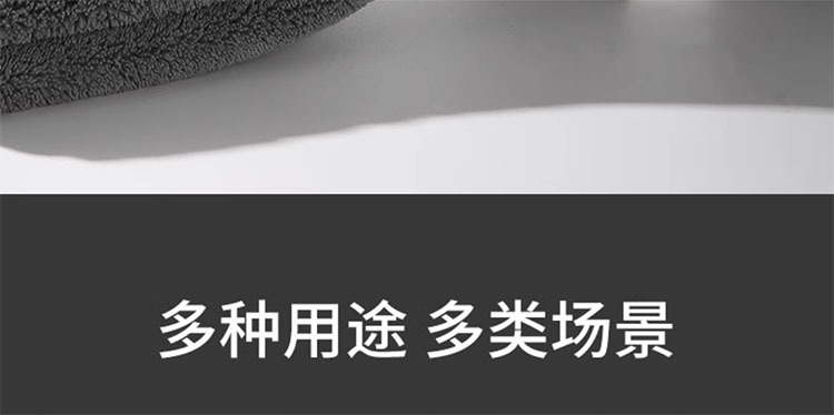 Double-layer coral fleece towel, grey thickened absorbent car towel, soft and not prone to shedding, car wash towel, home cleaning pic 25
