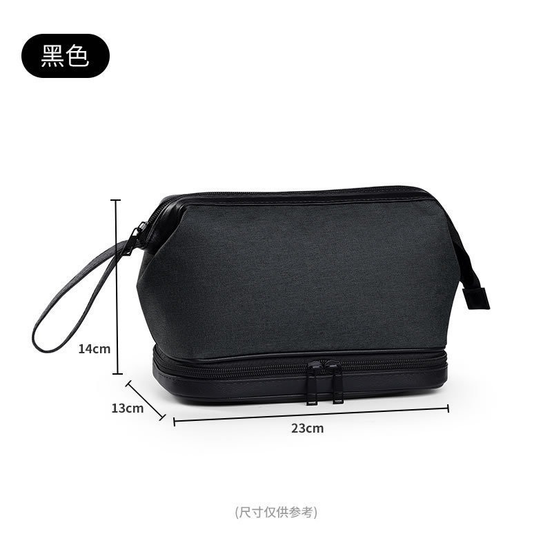 Bolso de alambre de tela negro