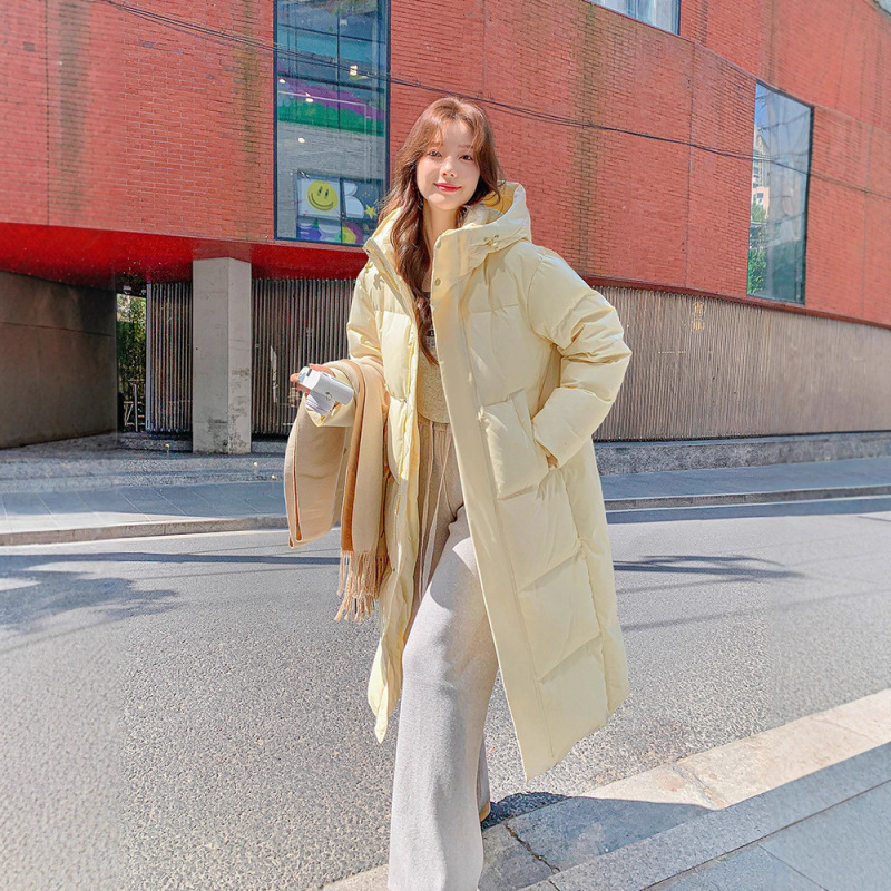 MM明摩长款羽绒服女超长过膝2025年新款加厚宽松情侣冬季女装外套|undefined