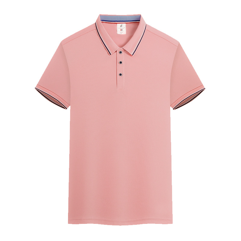 Nuevo Polo de seda de hielo logotipo personalizado camisa publicitaria camisa cultural logotipo personalizado ropa de trabajo en grupo bordado al por mayor image 6