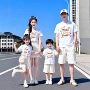 热销爆款短袖四口t恤
