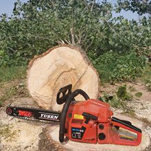 松田大功率油锯汽油锯伐木锯进口电锯链条锯大功率家用小型砍树机