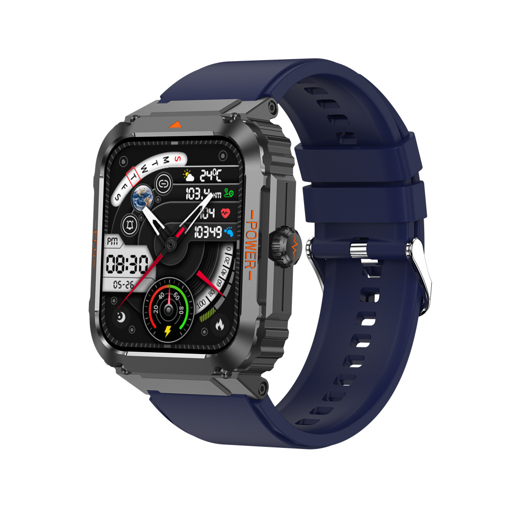 New ET550 smartwatch Bluetooth call ECG electrocardiogram blood glucose heart rate temperature monitoring exercise_voghion.com