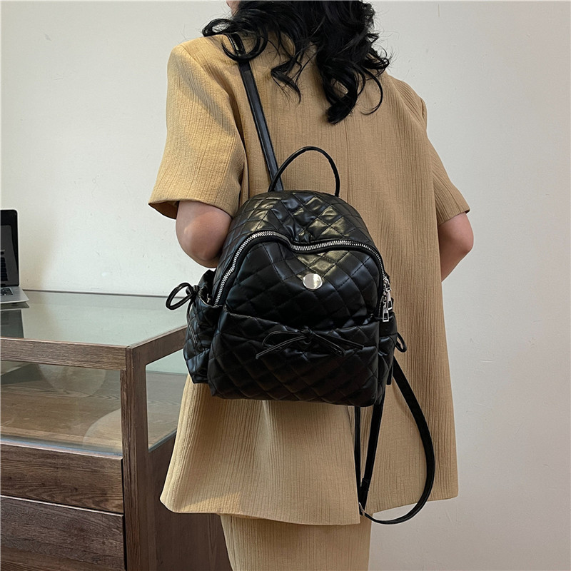 Coreano simple Chao Ling mochila para mujeres 2024 nueva moda escolar mochila de gran capacidad mochila de mano