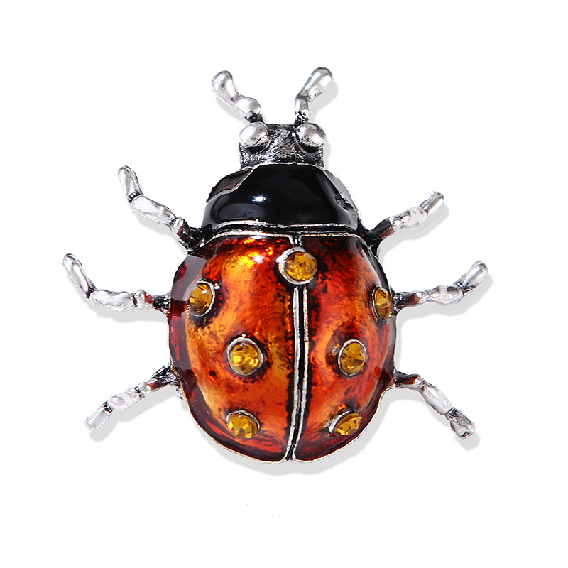 smalto sette stelle coccinella spilla abito femminile spilla moda temperamento colletto cardigan fibbia retro corpetto accessori_voghion.com