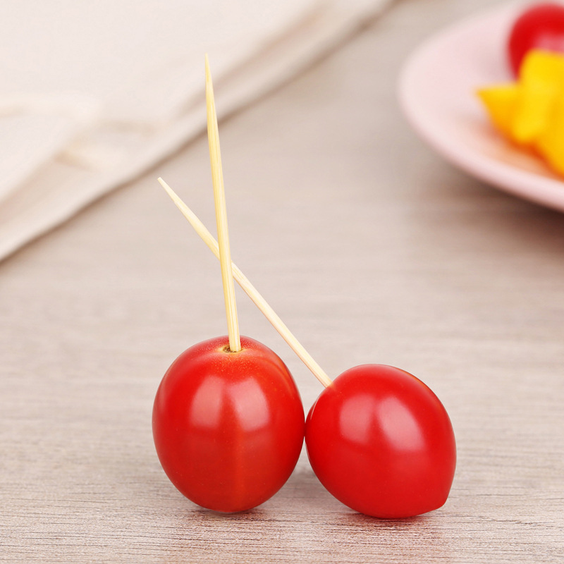 Meliya bagged toothpicks bamboo double-ended toothpicks household fruit picks snack picks department store wholesale