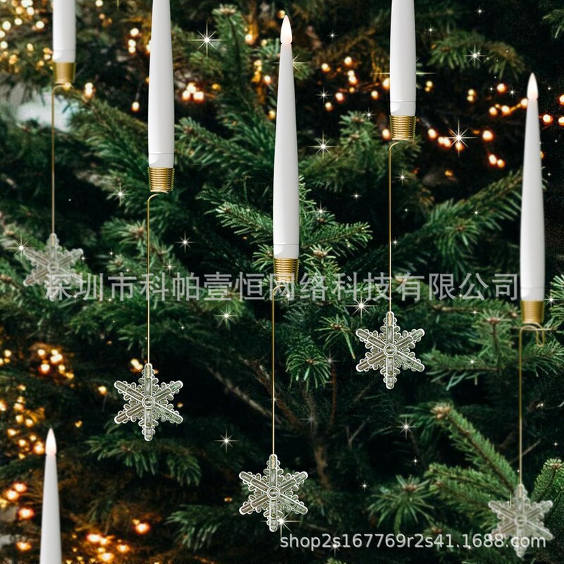 クロスボーダー新品12PCSキャンドルクリスマスキャンドルLEDキャンドルインテリア祭り雰囲気装飾キャンドルクリスマスツリー|undefined