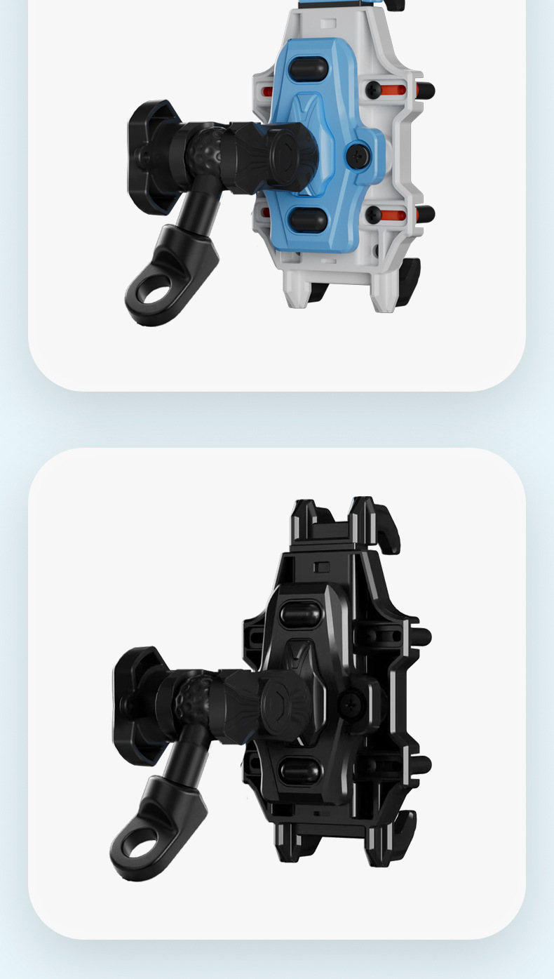 Electric Scooter Anti-Shake Bracket, Delivery Rider Vehicle Navigation Mount, Motorcycle Anti-Vibration Phone Holder