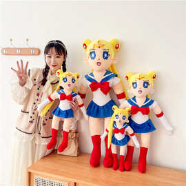 日本美少女毛绒玩具公仔水冰月可爱布娃娃抱枕玩偶女生礼物跨境