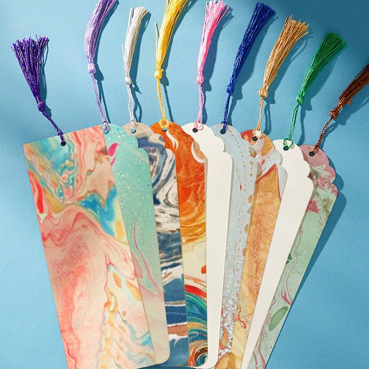 Карточка-закладка из лака, набор материалов «сделай сам» для учеников начальной школы, чтобы сделать бумагу для лаковой окраски.