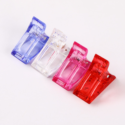 Nail Art Crystal Extension Clips, Crystal Extension Gel Nail Mold Fixing Clips, Wholesale Nail Extension Gel Mold Clips