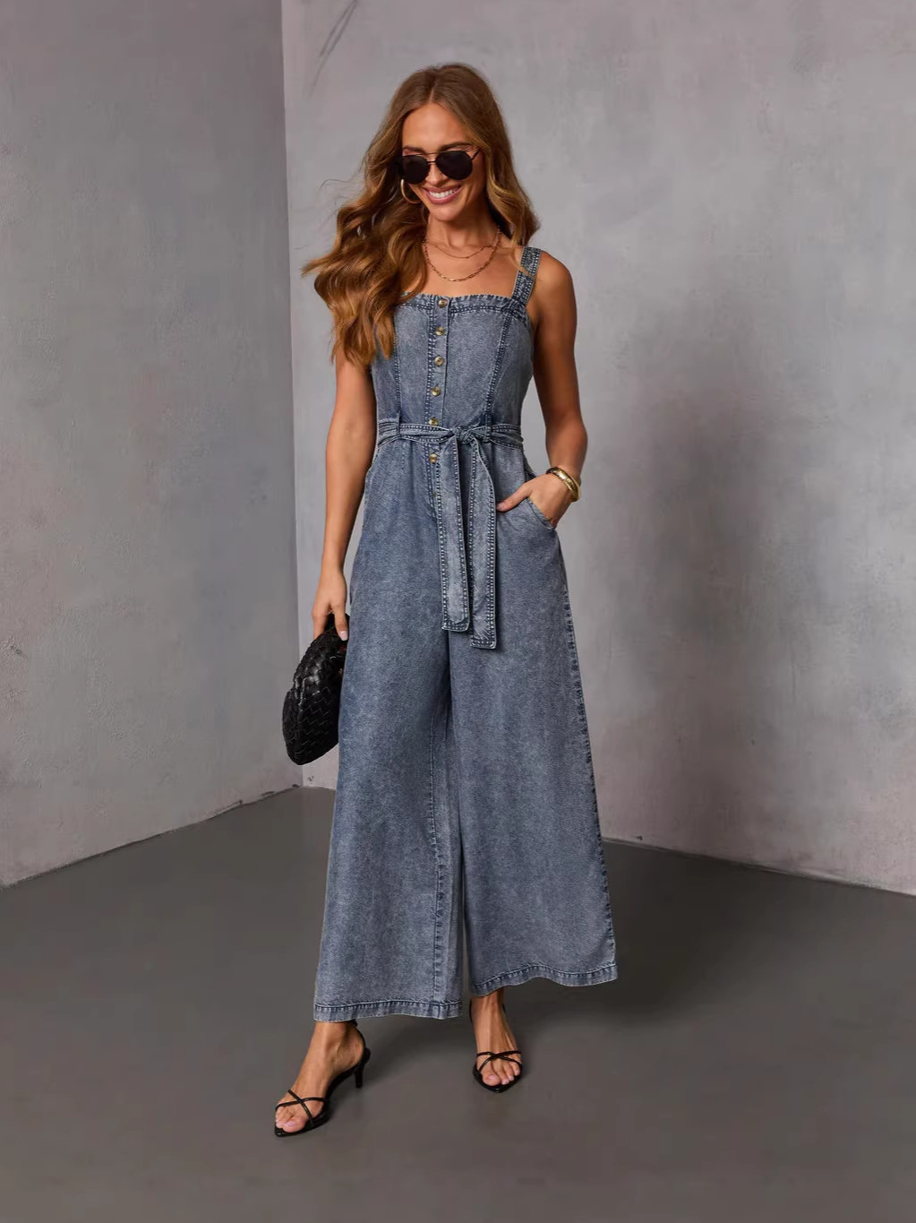 Europa y los Estados Unidos de moda de mujer transfronteriza moda casual delgada cintura lavado con cabraje jeans junk 6112