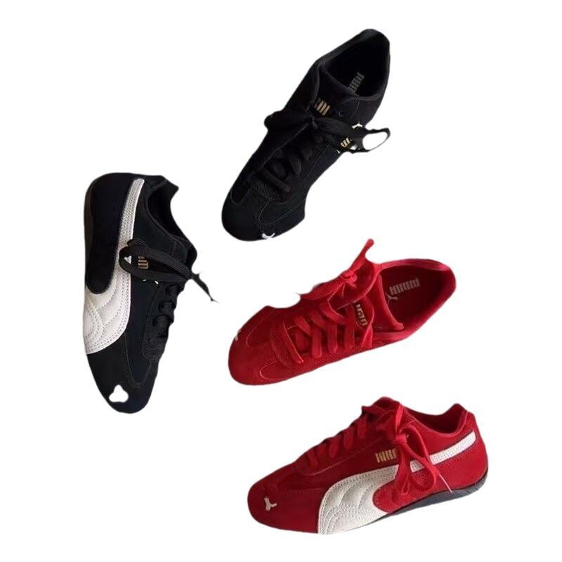 Putian Shoes High Version Pm Racing Shoes Co-Branded Moral Training Shoes Retro Non-Slip Wear-Resistant Running Casual Shoes for Male and Female Students