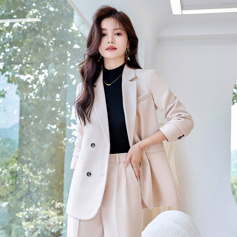 Apricot classic suit jacket