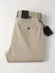 Md Men's Clothing 2026 Spring and Autumn New High-End Business Cotton Trousers Slim Fit Straight Leg Khaki Casual Pants for Men