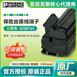3038765 Original German Phoenix Fuse Terminal St 4-Hesiled 24 6,3X32