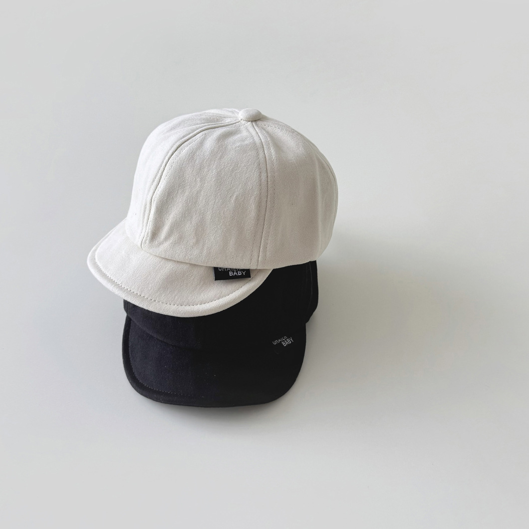 Unisex Baby hat Spring and autumn ins simple soft eaves thin baby cap children's baseball cap_voghion.com